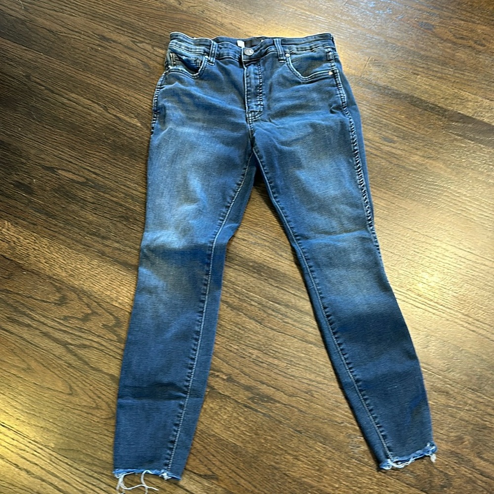 Kut From the Kluth Donna Fab Ab Ankle Skinny Petite High Rise 4P EUC